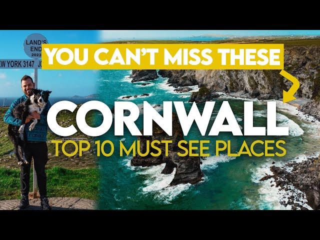 Cornwall Top 10 MUST SEE PLACES 2023! You can't miss these...