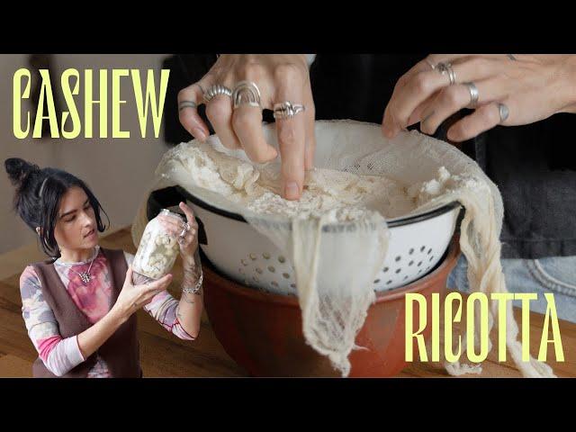Vegan Ricotta Cheese | How to Make Incredible Cashew Cheese from Scratch