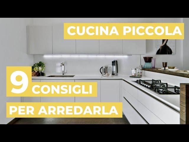 CUCINA PICCOLA: 9 consigli per arredarla al meglio