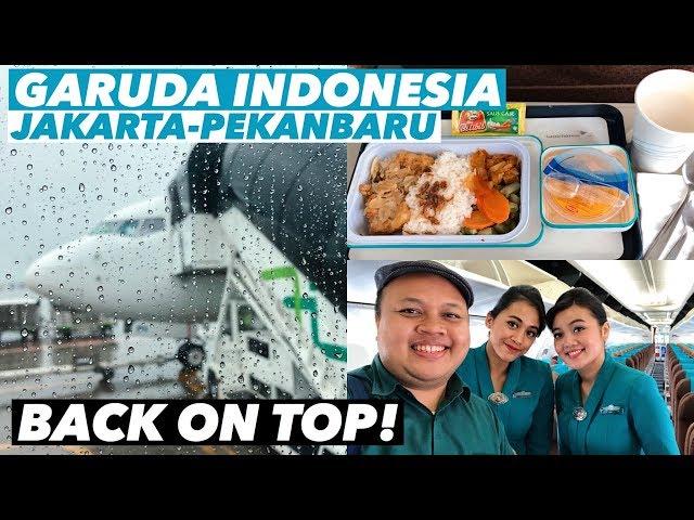 Flight VLOG Garuda Indonesia GA174 Jakarta - Pekanbaru | Servisnya Sudah Kembali MANTAP!?