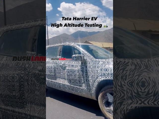 Tata Harrier EV High Altitude Testing