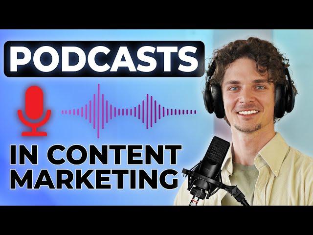 How to Use Podcasts  in Your Content Marketing Strategy ️