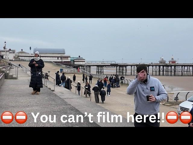 ** DONT FILM US OR THIS AREA ** Film Crew in Blackpool !! ‍️