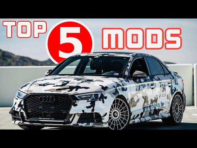 Top 5 FIRST Mods For The Audi A3 (2015-2020)