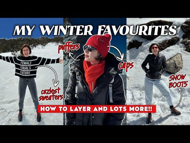 My Winter favourites|| How I Layer + How To Store!    