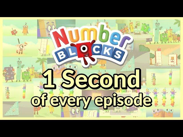 1 Second (ish) of every Numberblocks episode