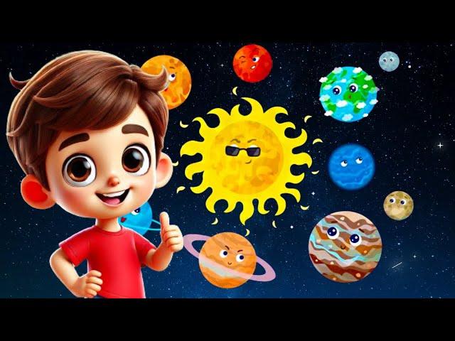 The Planets Song - Solar System | Aksana Family Tv | Nursery Rhymes + Kids Songs