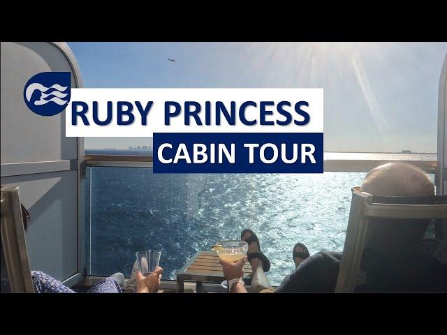 Ruby Princess Cabin Review: C627 (with large balcony)