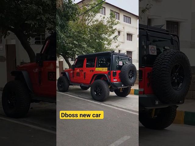 D boss new  JEEP WRANGLER  #darshan #dboss