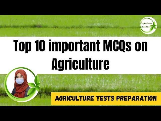 Agriculture important MCQs | AO | Seed Certification | Plant Protection | Maha | Agri Tests Prep