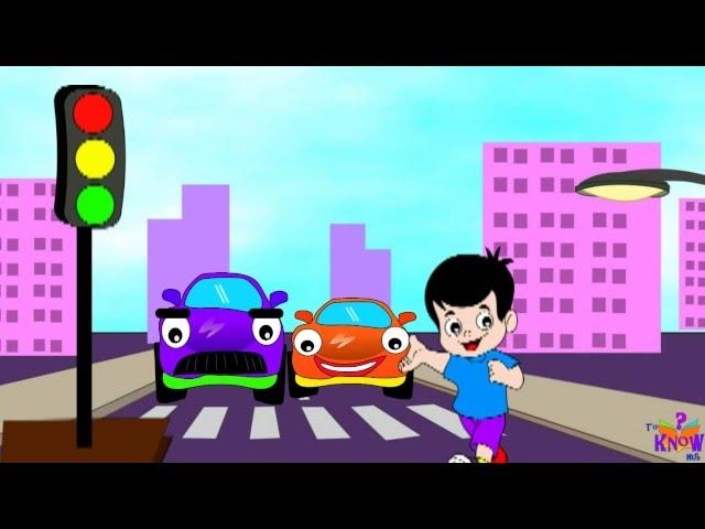Kids' Zone - Learn Traffic Signals & Road Safety with Johny, the car