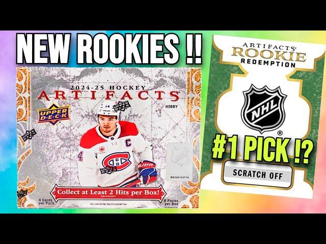 #1 ROOKIE PULL !!? 2024-25 Upper Deck Artifacts Hockey Hobby Box Opening !!