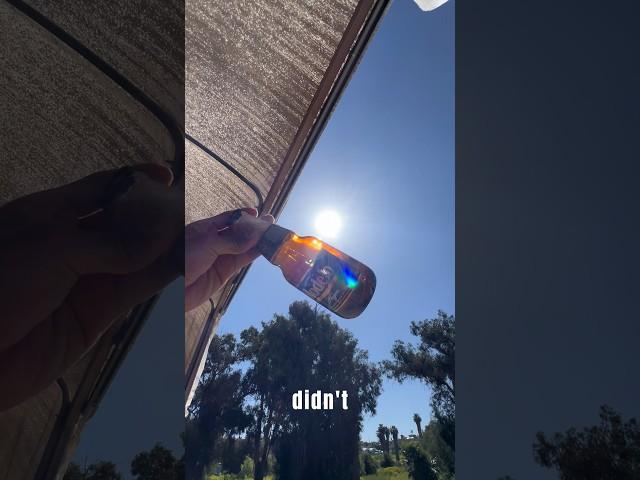 The most ghetto way to see an eclipse