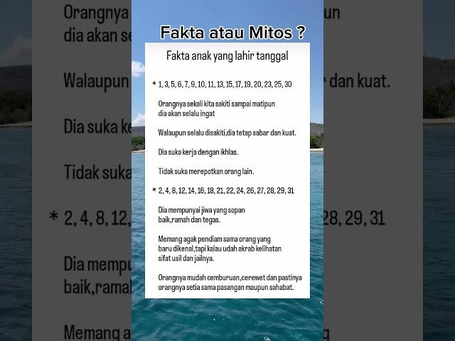 Fakta atau Mitos ? #quotes #motivasi #relationship #katabijak #faktaunik #fakta #psikologi  #mitos