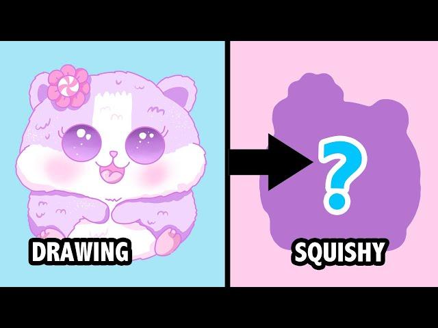 Turning My Drawings Into SQUISHIES #4