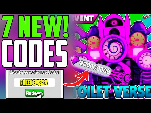 UPDATE!! *NEW* CODES️ TOILET VERSE TOWER DEFENSE CODES JUNE 2024 TOILET VERSE TOWER DEFENSE CODES