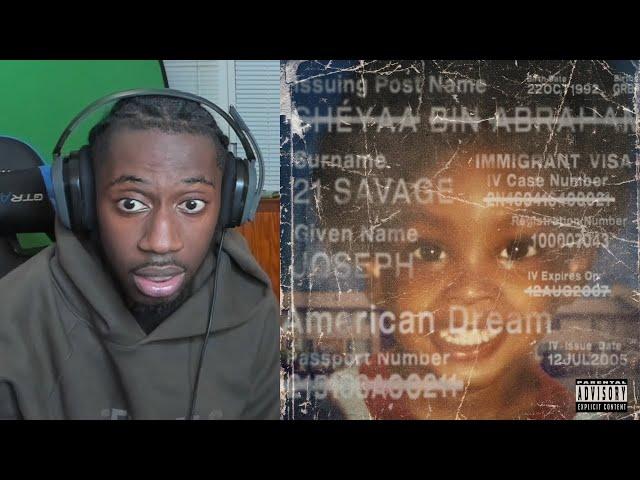 BEST ALBUM THIS YEAR! | 21 Savage - American Dream | Full ALBUM REACTION/REVIEW