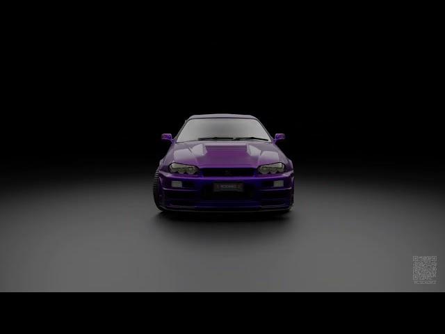 #WallpaperEngine - Nissan Skyline #GTR R34 MidnightPurple - 360 (2560x1440)