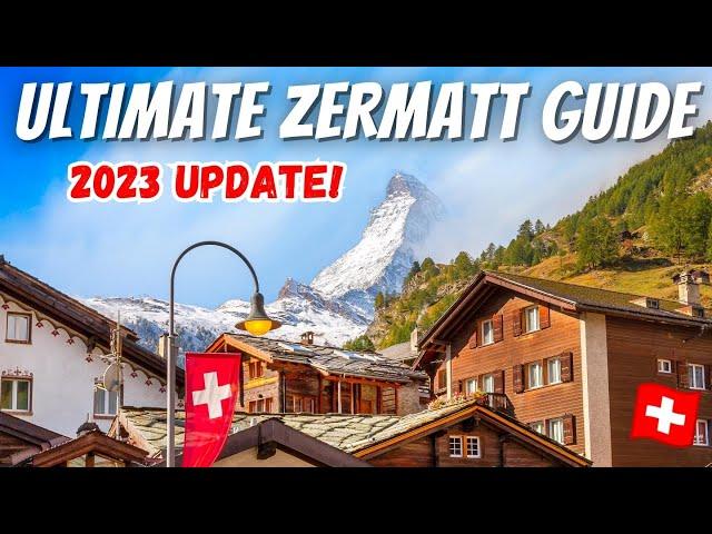 ULTIMATE ZERMATT TRAVEL GUIDE: Top things to do in 2024! Gornergrat + Matterhorn Glacier Paradise