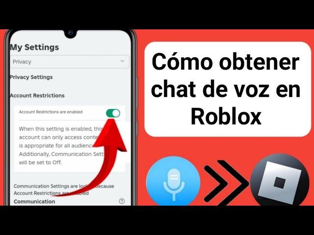 Cómo obtener chat de voz en Roblox (2024) | ¿Habilitar el chat de voz en Roblox?