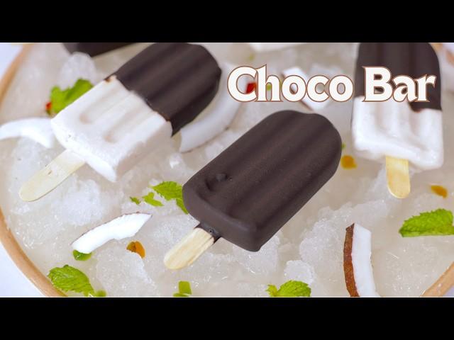 Homemade Choco Bar Ice Cream | बिना अंडे बिना क्रीम के चॉकलेट आइसक्रीम | Chef Kunal Kapur