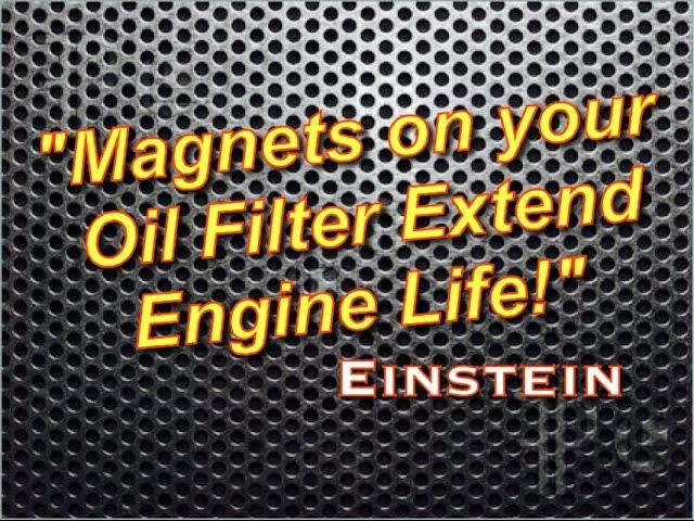 Magnets on the Oil Filter Extend Engine Life...PERIOD! - Bundys Garage