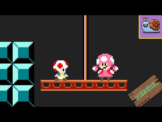 Pixnail: Super Mario: Toad and Toadette (Animation shorts)