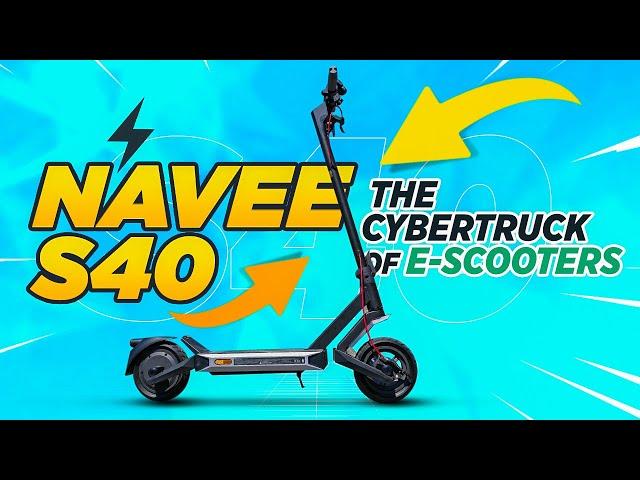 NAVEE S40 Escooter Review - E-Scooters With Cybertruck Design