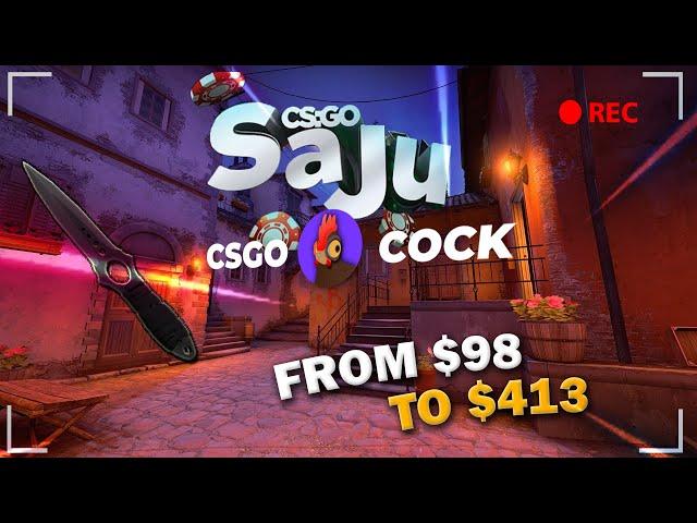 SajuCSGO goes from $98 to $413 | CSGOCOCK Promo Code 2022