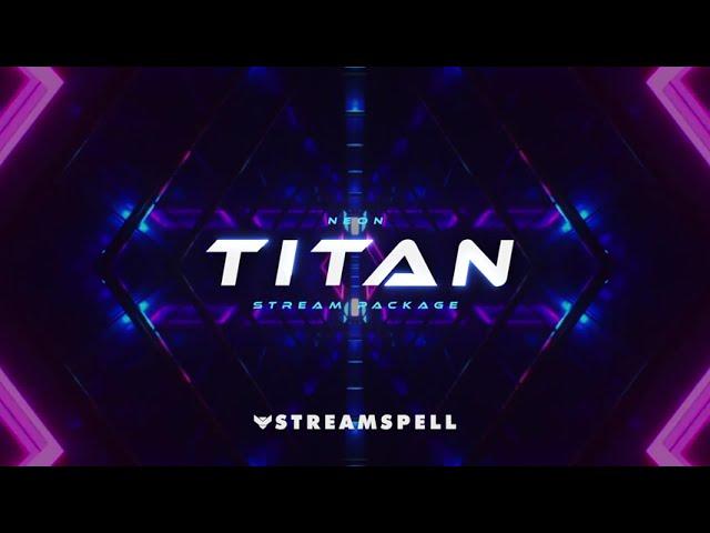 Destiny 2 Final Shape Twitch Overlays - Neon Titan Stream Package by StreamSpell