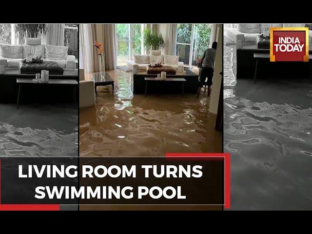 Bengaluru Rains : Luxurious Villa At Yemalur Bengaluru Flooded After 48 Hours Of Constant Rain