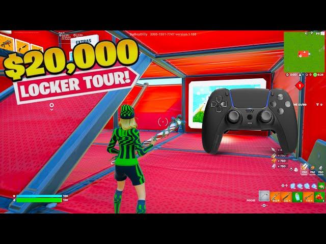 Fortnite 3v3v3v3 Go Goated Zone WarsGameplay + LOCKER TOUR ($20,000)