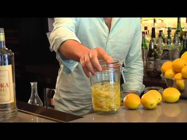 Homemade Limoncello