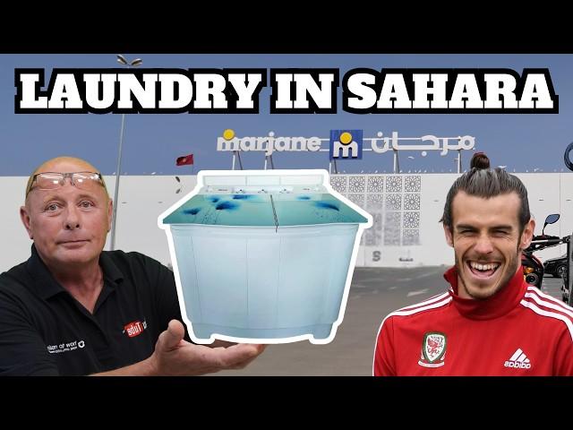 Laundry in the WILD: Buying a Twin Tub Washing Machine for Use in the SAHARA Water & Energy Savings!