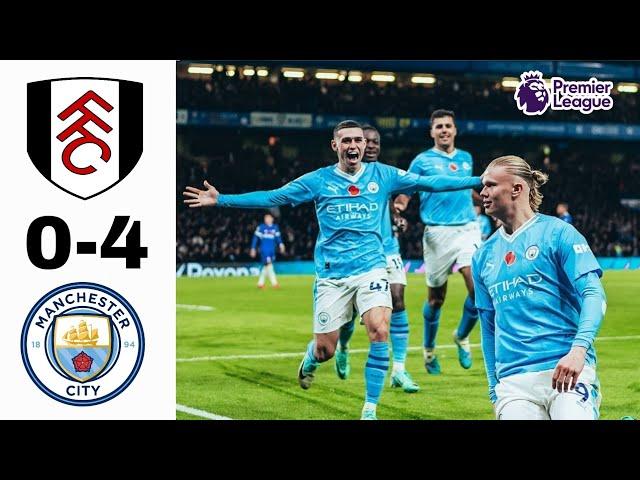 Man City vs Fulham Tadi Malam | Hasil Liga Inggris Tadi Malam | Hasil Bola Tadi Malam