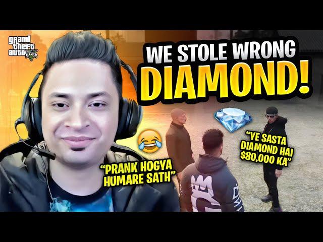 WE STOLE THE WRONG DIAMOND (SCAMMED)  GTA 5 GAMEPLAY - MRJAYPLAYS