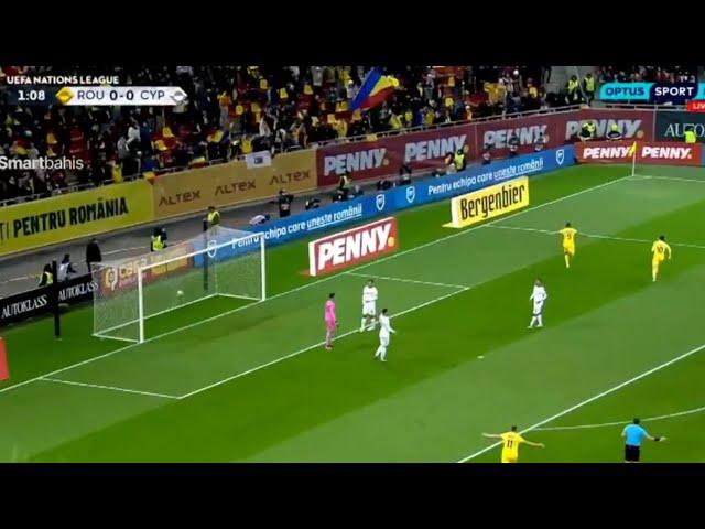 Daniel Bîrligea Gol | România - Cipru 4-1 Highlights, Rezumat