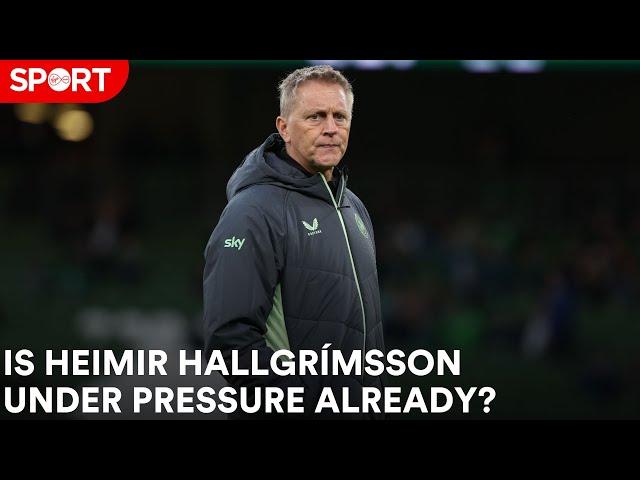 Does Richard Dunne really think Heimir Hallgrímsson is under pressure?