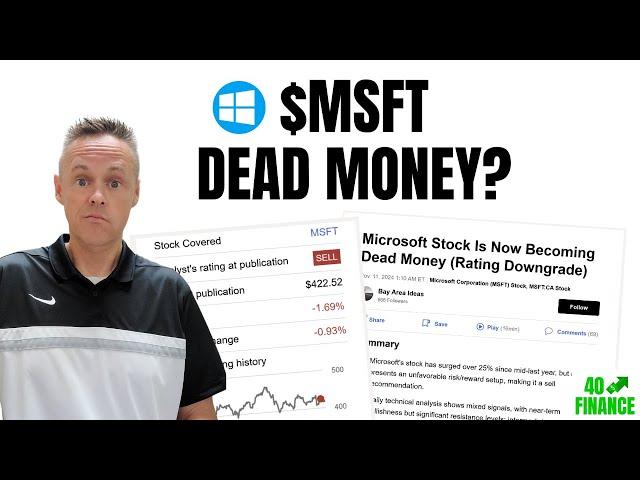 WHAT? Microsoft Stock is Dead Money in 2025