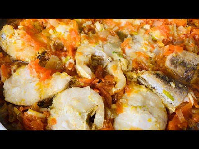 Fish with carrot on the pan | Pește cu morcov pe tigaie | Рыба с морковью на сковороде