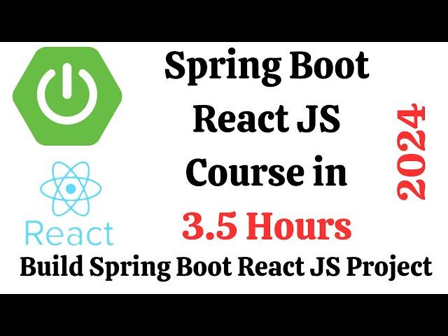 Spring Boot React JS Full-Stack Project | Employee Management System | Spring Boot React JS Course