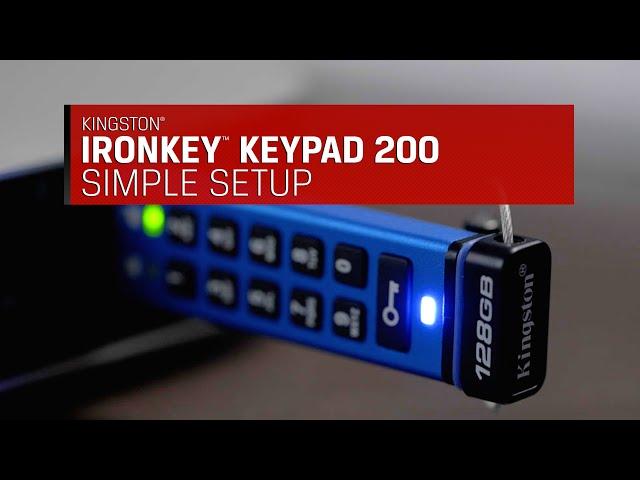 How to Setup the Kingston IronKey™ Keypad 200