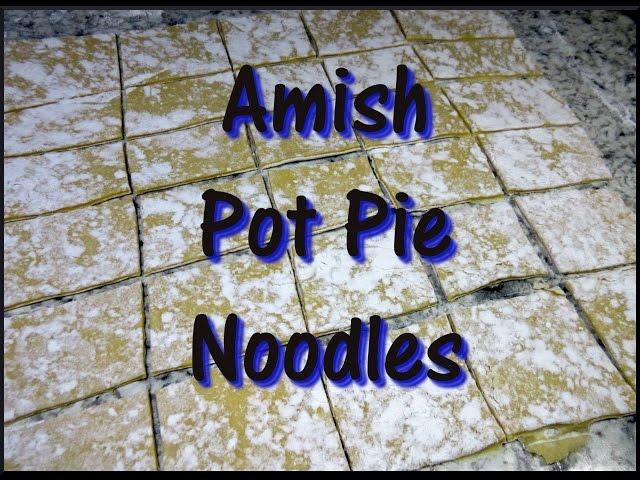 Amish Beef and Chicken POT PIE  Recipe ~ How to Make Pot Pie Noodles