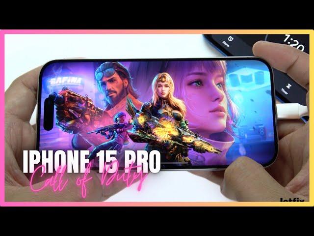 iPhone 15 Pro Call of Duty Mobile Gaming test CODM Update | Apple A17 Pro, 120Hz Display