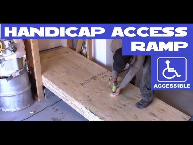 DIY Handicap / wheelchair access ramp