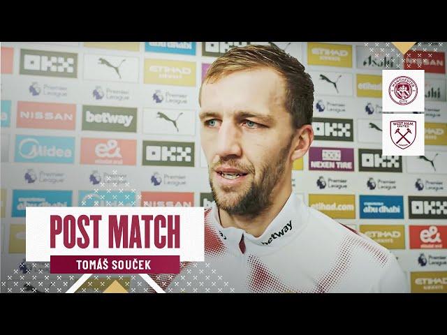 "We Have To Take Positivity" | Manchester City 4-1 West Ham | Tomáš Souček | Post Match Reaction