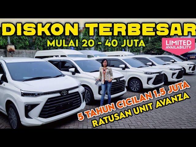 DISKON BESAR PROMO TOYOTA AVANZA BARU TURUN HARGA JADI 100 JUTAAN ⁉️ MOBIL MURAH TOYOTA 2024