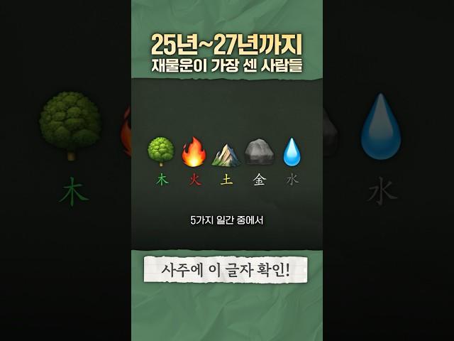 사주엔 돈 버는 시기도 나와있어요  241021 8PM