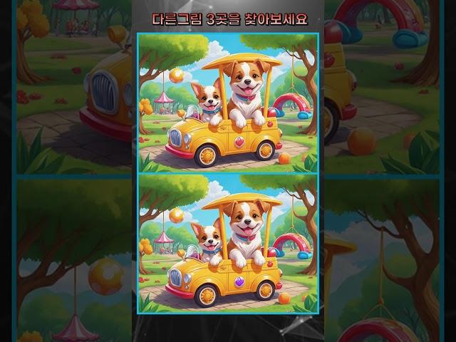 시니어 정보마당- 다른그림찾기(틀린그림찾기) - 강아지장난감