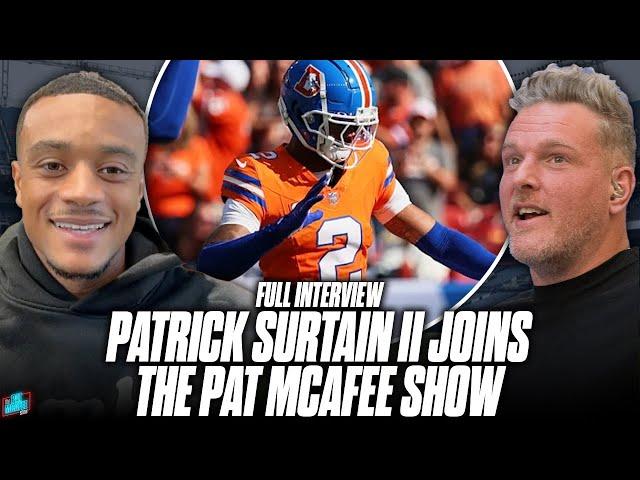 Patrick Surtain Talks 100 Yard Pick 6, Nix & Payton Argument, & Broncos Success | Pat McAfee Show